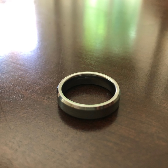 Tungsten Wedding Band Ring Men Women : size 10.5 - Picture 3 of 5